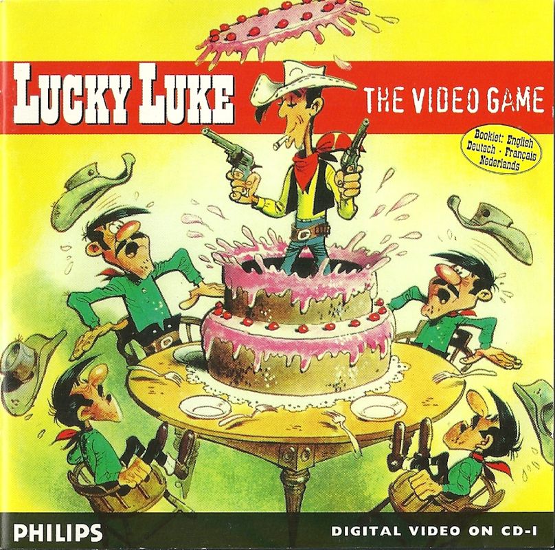 Lucky Luke box art for CD-i